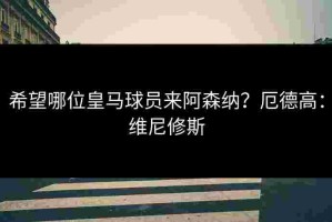 希望哪位皇马球员来阿森纳？厄德高：维尼修斯