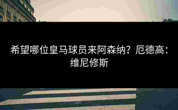 希望哪位皇马球员来阿森纳?厄德高:维尼修斯 希望哪位皇马球员来阿森纳?厄德高:维尼修斯